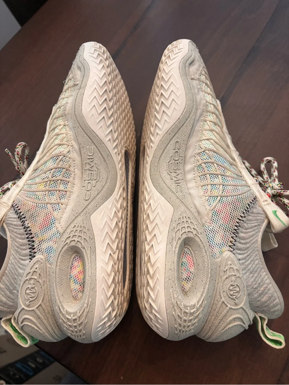 Nike Cosmic Unity Cream and Black Running Shoes